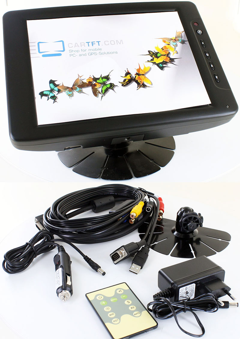 CTF840-<b>SH</b> - VGA 8.4" TFT - Touchscreen USB - Video - Audio (<b>LED, 450 nits</b>) <b>-TRANSFLECTIVE PRO-</b>