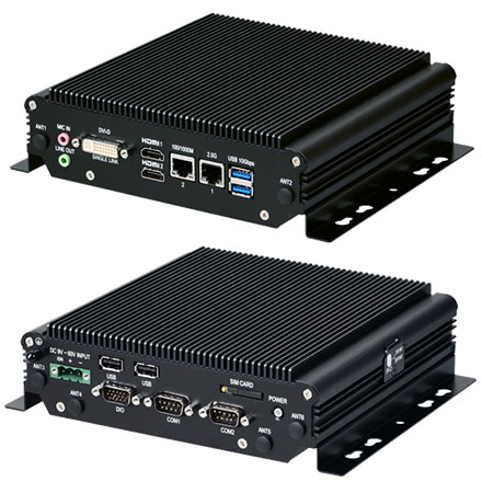 FleetPC-12B Car-PC (Intel Core i7-1185G7E, 9-60V Automotive Netzteil, 2x LAN, 2 x HDMI, 1 x DVI-D) <b>[LFTERLOS]</b>