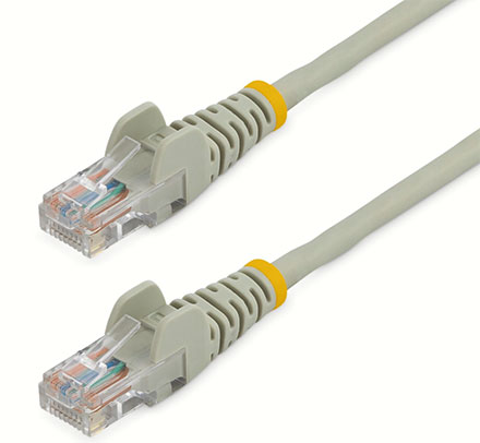 StarTech 45PAT5MGR (Cat5e Patch-Kabel, 5 m, Grau)