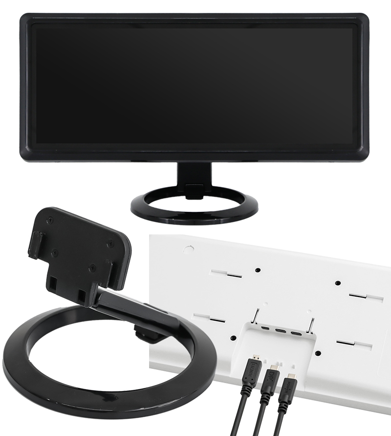 UM-1272C Ultra-wide USB 12.3" Monitor (2x USB-C, 1x MicroHDMI, Multitouch, 8:3 Auflsung)